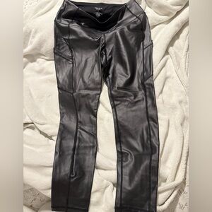 Torrid Black Faux Leather Leggings